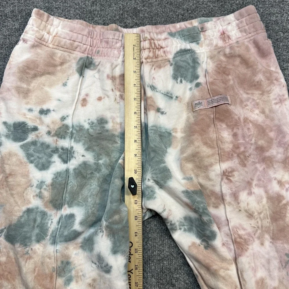 Nike Sweatpants Mens Large Tie Dye Fleece Joggers Elastic Waist Pockets Lounge